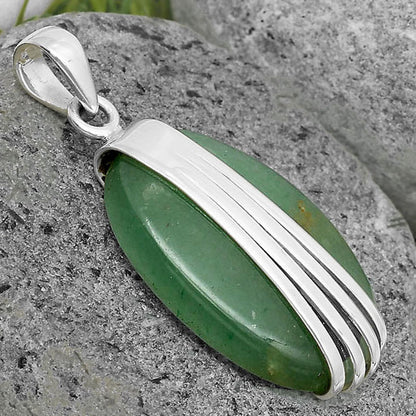 Natural Green Aventurine Pendant P-1302 SDP136041