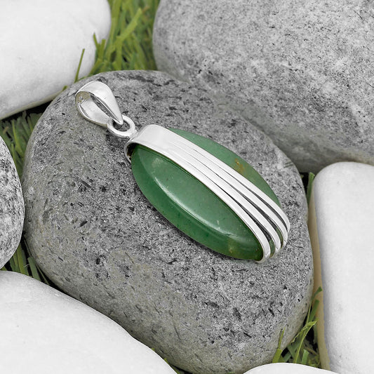 Natural Green Aventurine Pendant P-1302 SDP136041