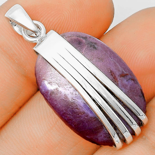 Natural Lavender Jade Pendant P-1302 SDP136054