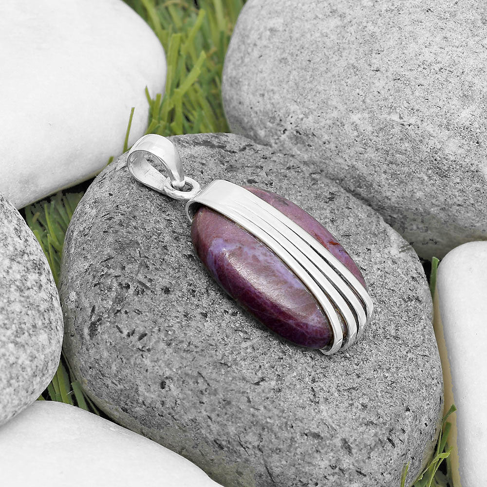 Natural Lavender Jade Pendant P-1302 SDP136054