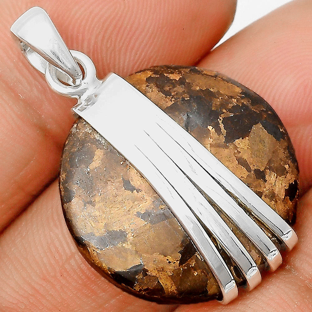 Natural Bronzite Pendant P-1302 SDP136055
