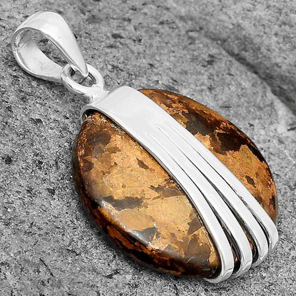 Natural Bronzite Pendant P-1302 SDP136055