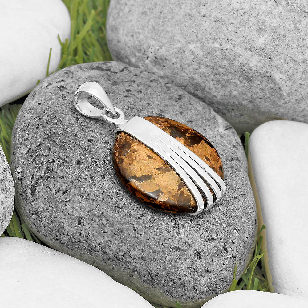 Natural Bronzite Pendant P-1302 SDP136055