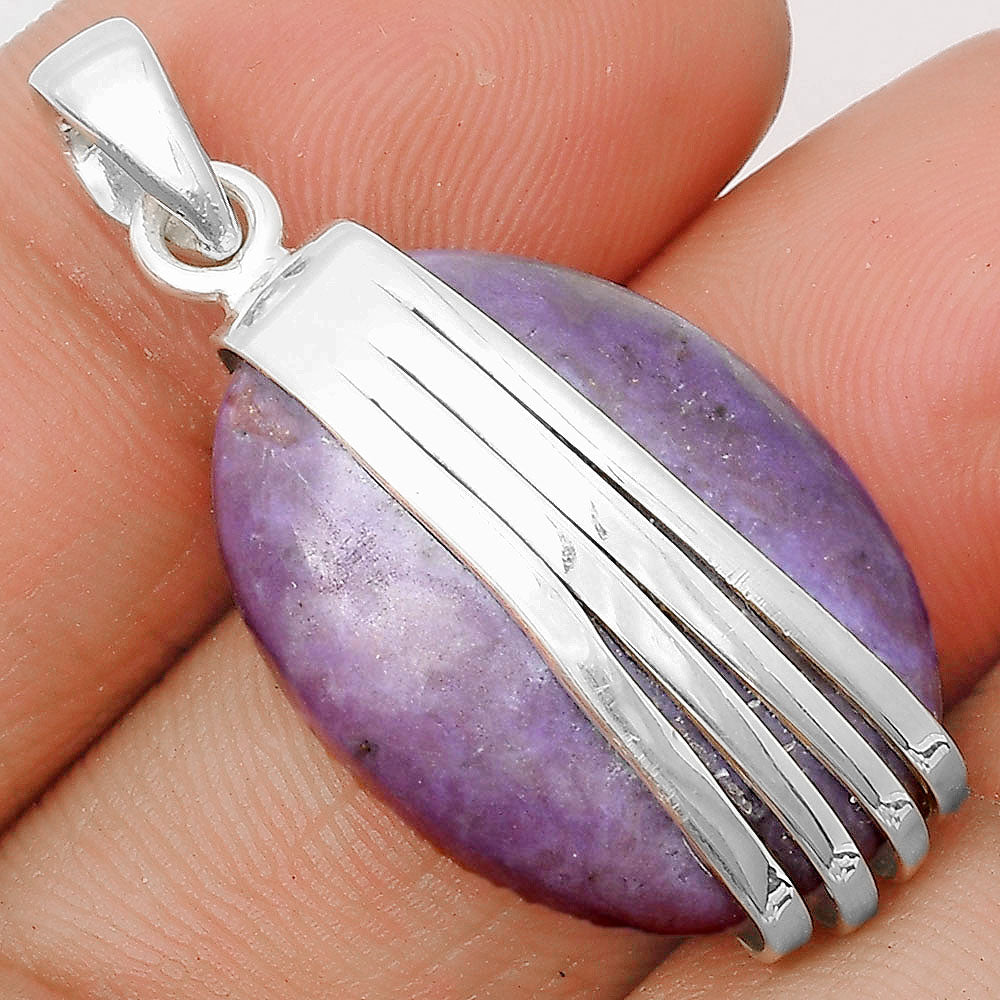 Natural Lavender Jade Pendant P-1302 SDP136059