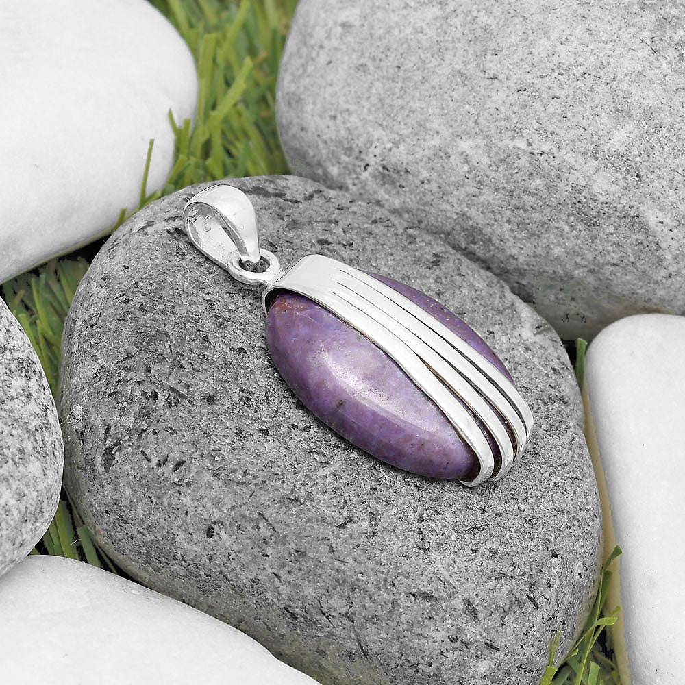 Natural Lavender Jade Pendant P-1302 SDP136059