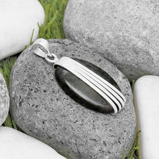 Natural Indigo Gabbro Pendant P-1302 SDP136061