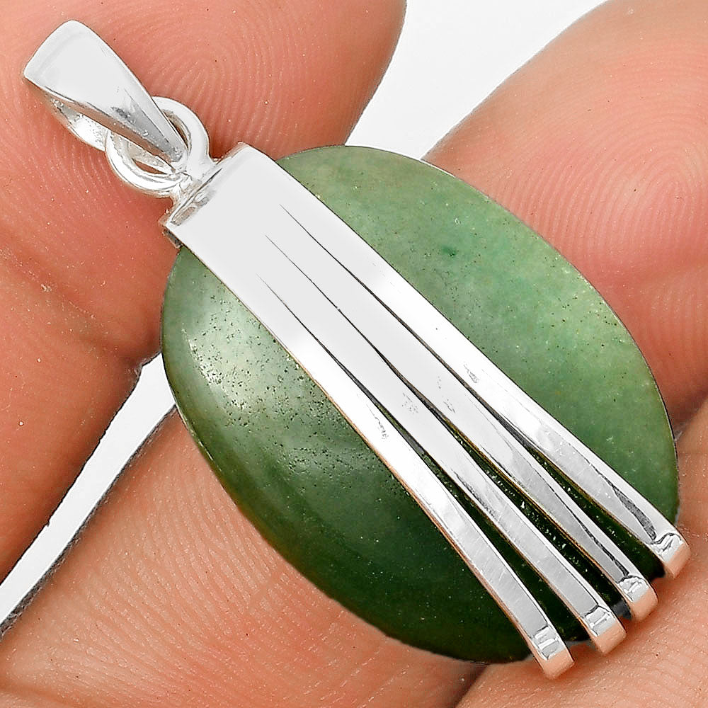 Natural Green Aventurine Pendant P-1302 SDP136063