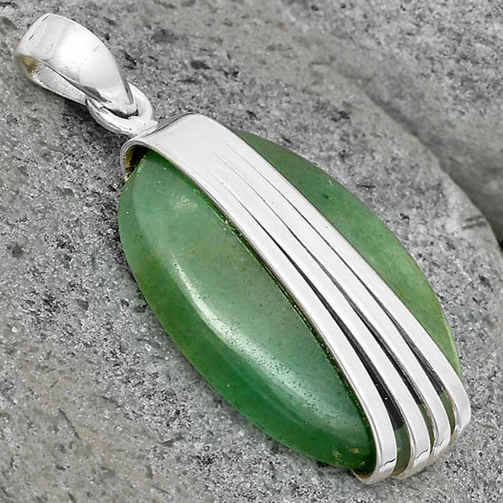 Natural Green Aventurine Pendant P-1302 SDP136063