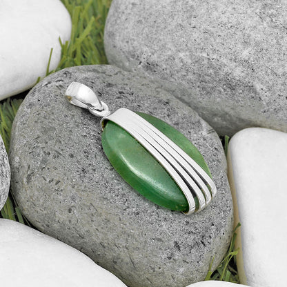 Natural Green Aventurine Pendant P-1302 SDP136063