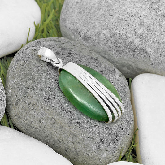 Natural Green Aventurine Pendant P-1302 SDP136063