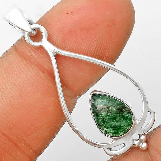 Natural Green Aventurine Pendant P-1633 SDP136123