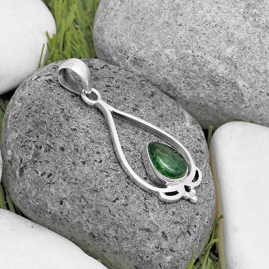 Natural Green Aventurine Pendant P-1633 SDP136123