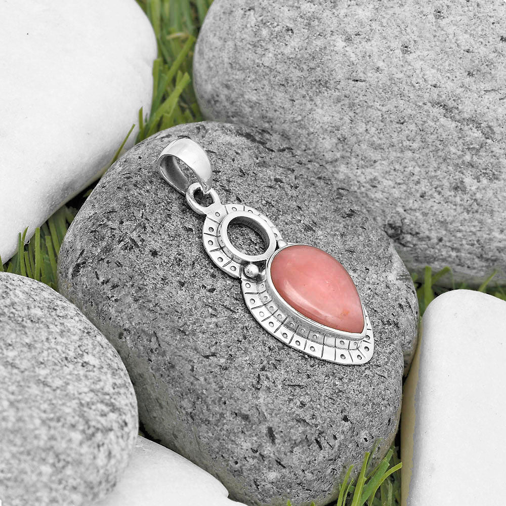 Natural Guava Quartz - Brazil Pendant P-1605 SDP136149