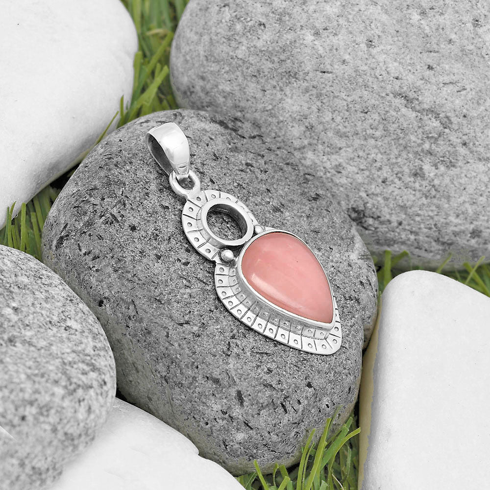 Natural Guava Quartz - Brazil Pendant P-1605 SDP136155