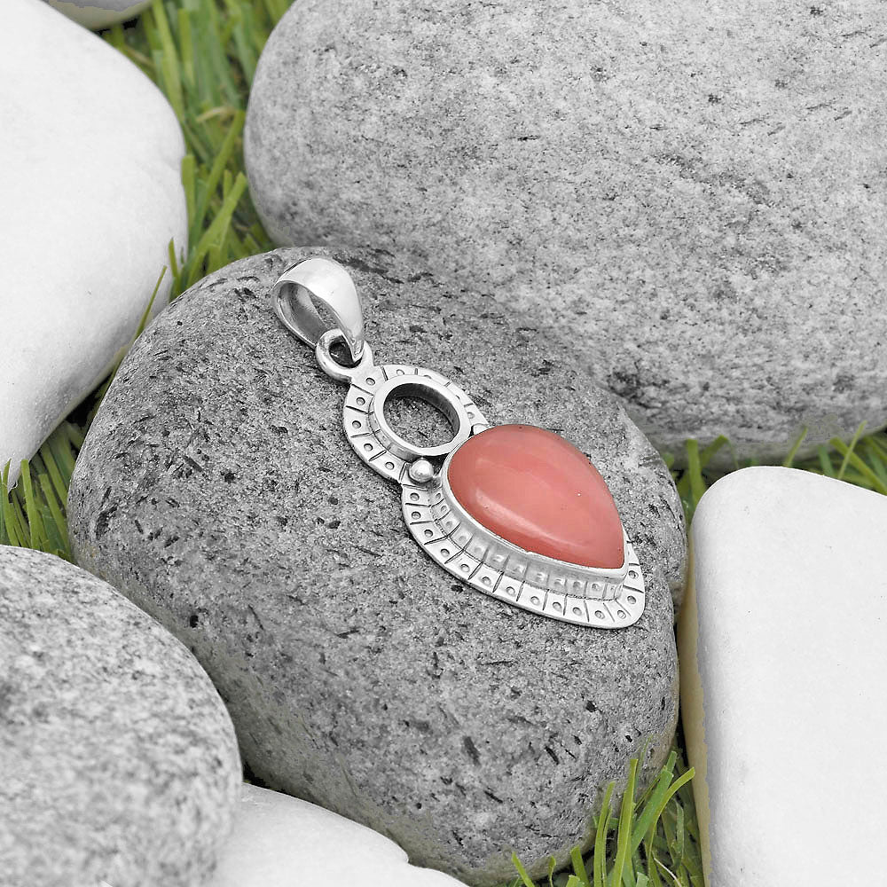 Natural Guava Quartz - Brazil Pendant P-1605 SDP136168