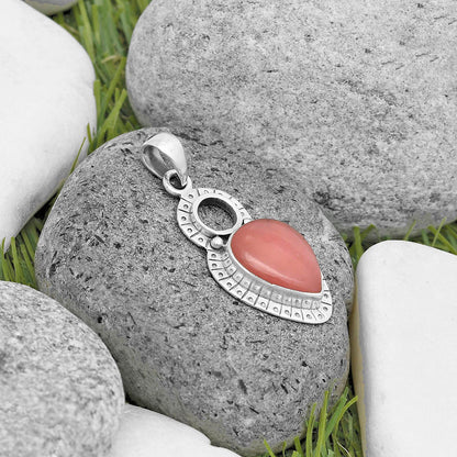 Natural Guava Quartz - Brazil Pendant P-1605 SDP136168