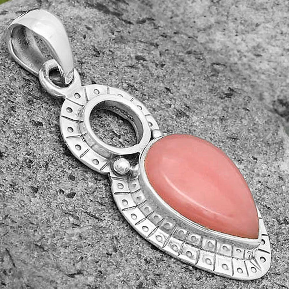Natural Guava Quartz - Brazil Pendant P-1605 SDP136170