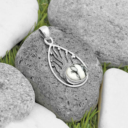 Natural Pinolith Stone Pendant P-1209 SDP136213