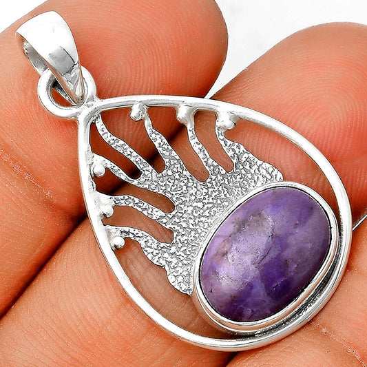 Natural Lavender Jade Pendant P-1209 SDP136218