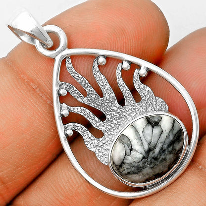 Natural Pinolith Stone Pendant P-1209 SDP136222