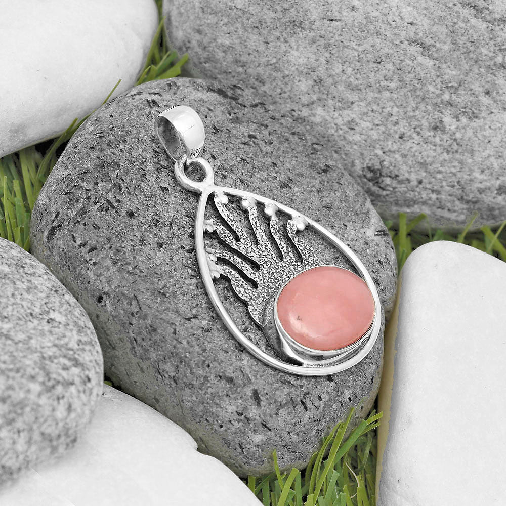 Natural Guava Quartz - Brazil Pendant P-1209 SDP136224