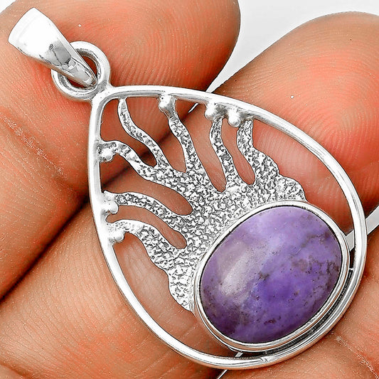 Natural Lavender Jade Pendant P-1209 SDP136225