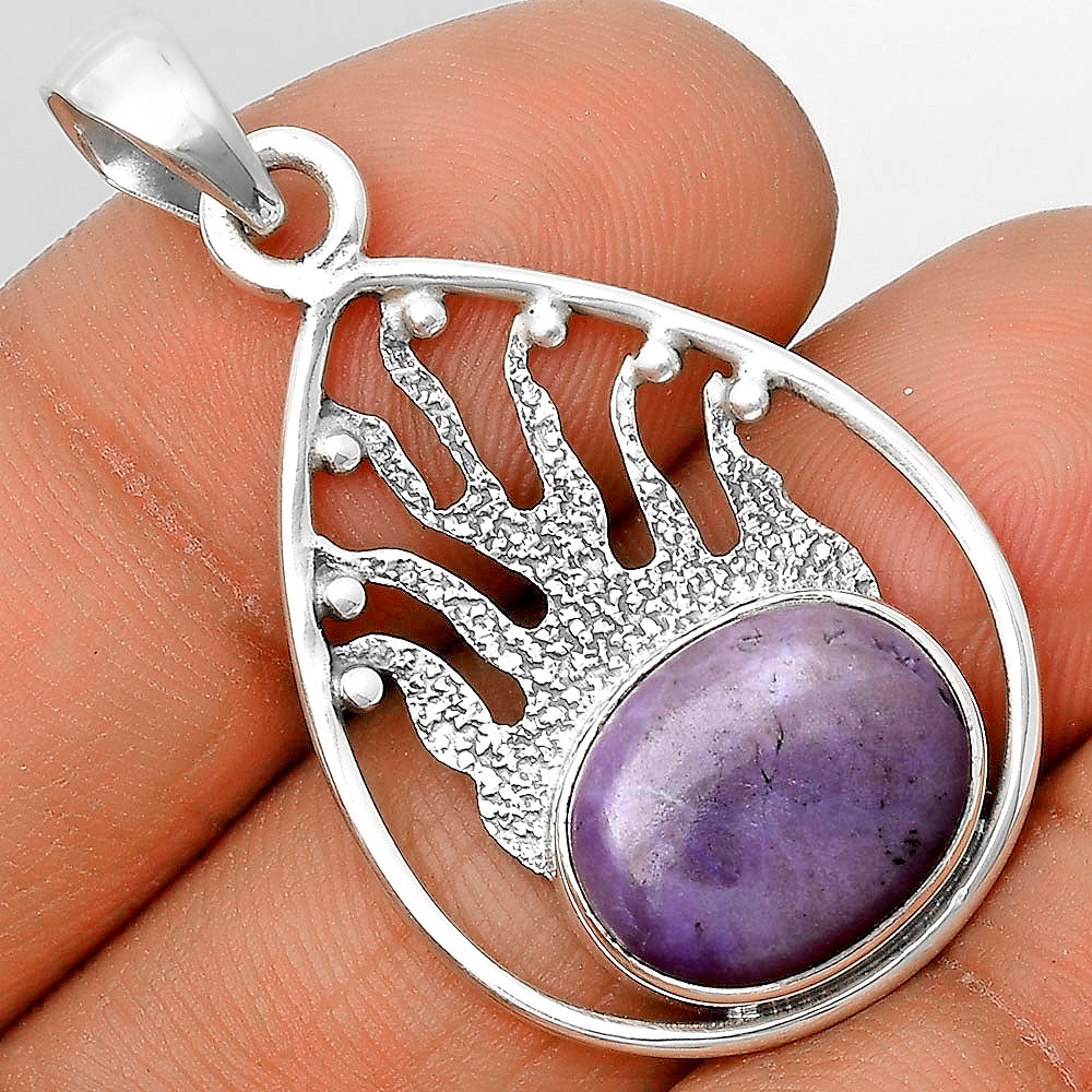 Natural Lavender Jade Pendant P-1209 SDP136232