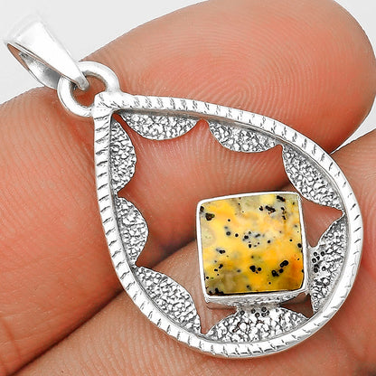 Natural Russian Honey Dendrite Opal Pendant P-1631 SDP136298