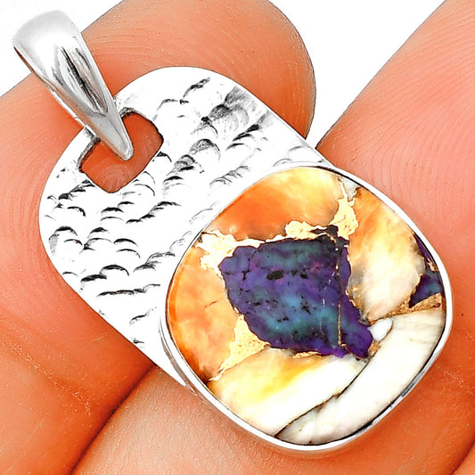 Spiny Oyster Turquoise - Arizona Pendant P-1106 SDP136343