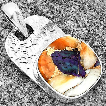 Spiny Oyster Turquoise - Arizona Pendant P-1106 SDP136343