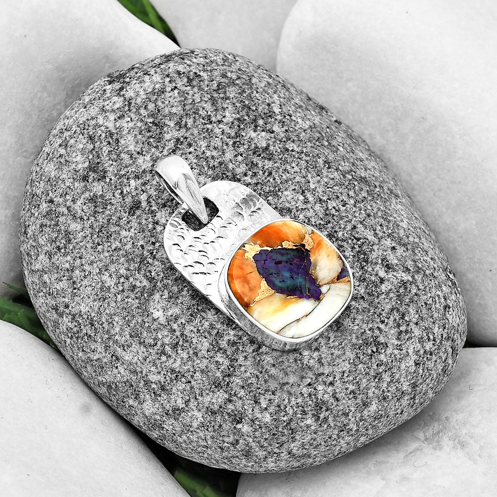 Spiny Oyster Turquoise - Arizona Pendant P-1106 SDP136343