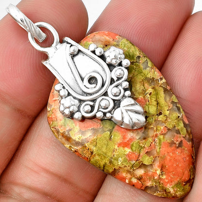 Natural Unakite Pendant P-1313 SDP136406