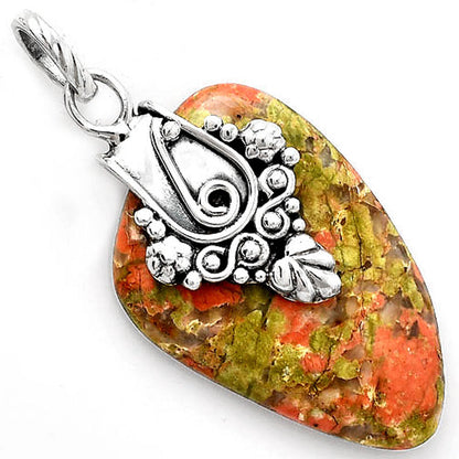 Natural Unakite Pendant P-1313 SDP136406