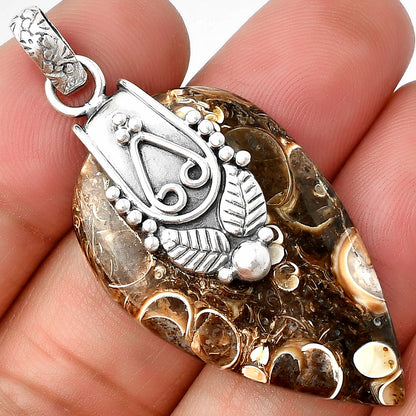 Natural Turtella Jasper - USA Pendant P-1313 SDP136417