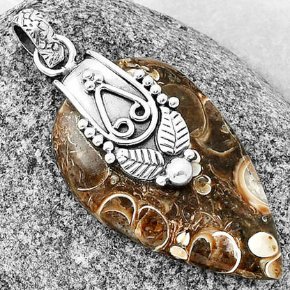 Natural Turtella Jasper - USA Pendant P-1313 SDP136417