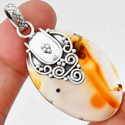 Natural Montana Agate - USA Pendant P-1313 SDP136419