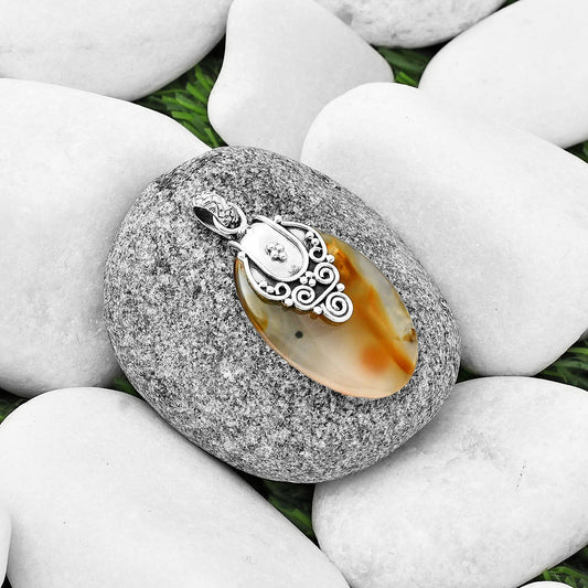 Natural Montana Agate - USA Pendant P-1313 SDP136419