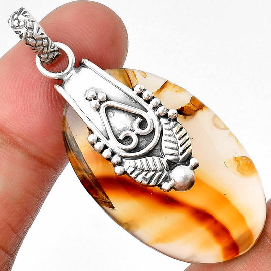 Natural Montana Agate - USA Pendant P-1313 SDP136429