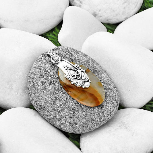 Natural Montana Agate - USA Pendant P-1313 SDP136429