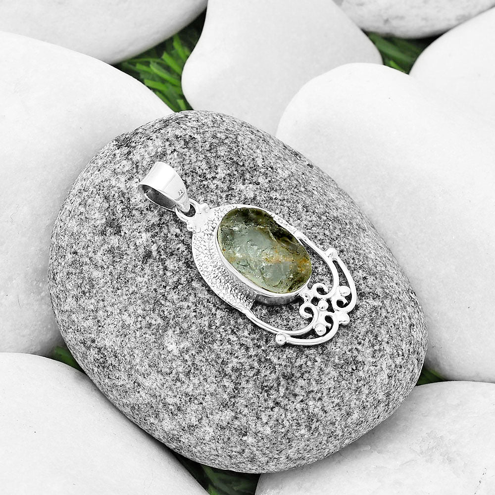 Natural Aquamarine Rough - Brazil Pendant P-1148 SDP136440