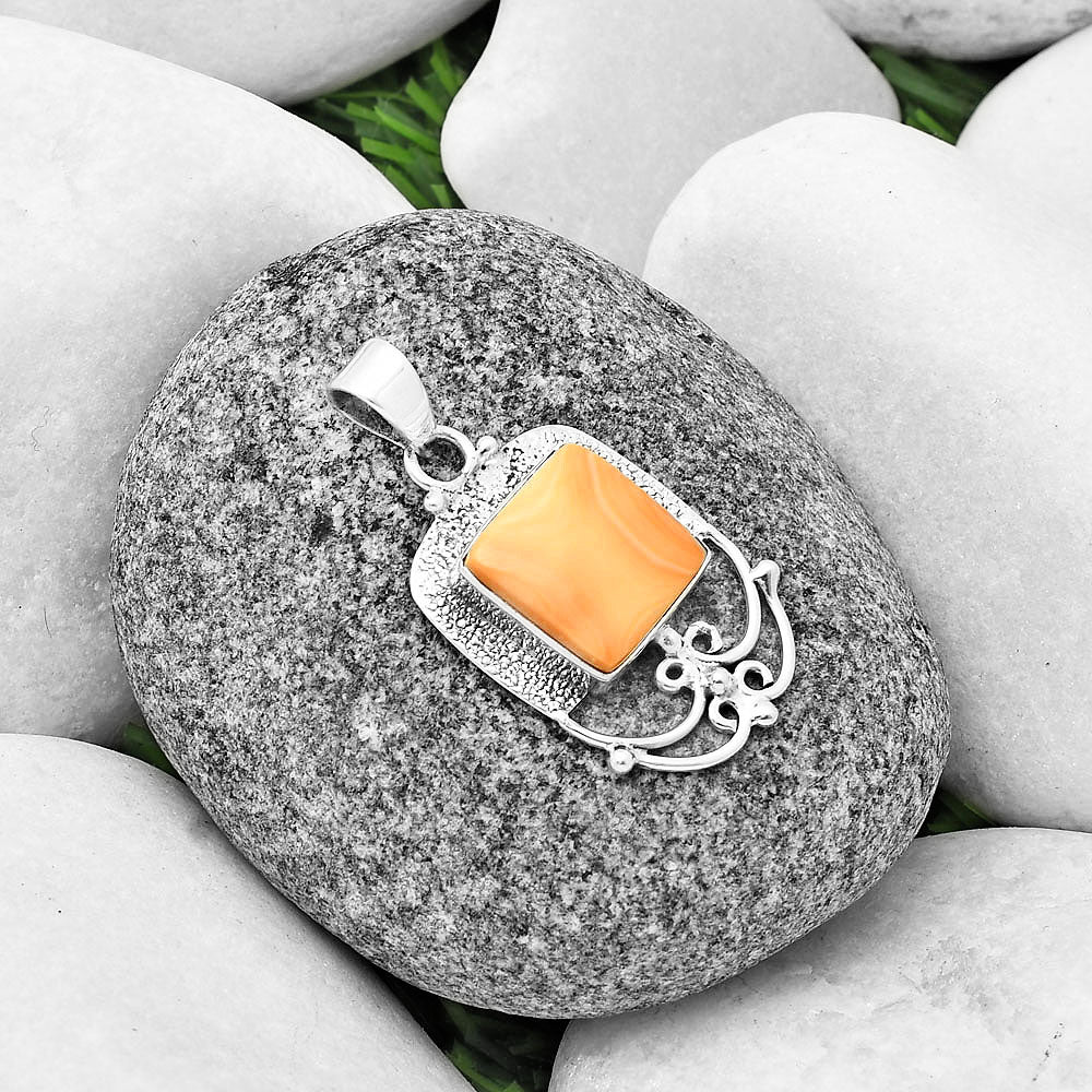 Natural Spiny Oyster Shell - Arizona Pendant P-1148 SDP136462