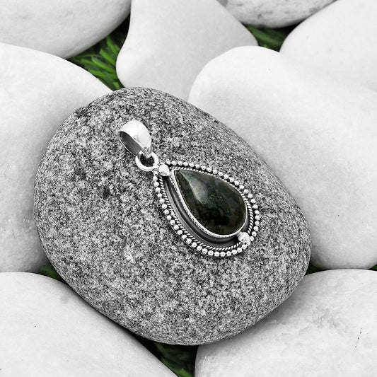 Natural Indigo Gabbro Pendant P-1651 SDP136465