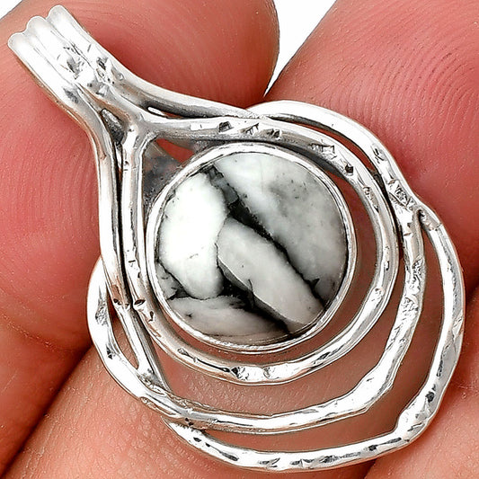 Natural Pinolith Stone Pendant P-1635 SDP136666
