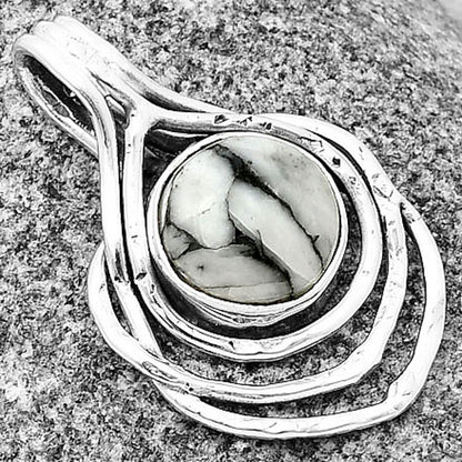Natural Pinolith Stone Pendant P-1635 SDP136666
