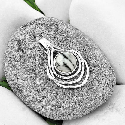 Natural Pinolith Stone Pendant P-1635 SDP136666