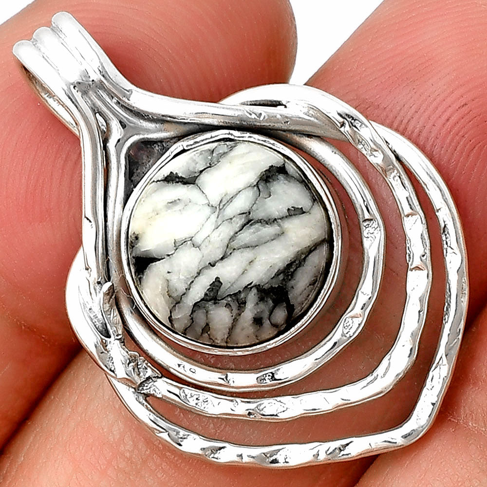 Natural Pinolith Stone Pendant P-1635 SDP136685