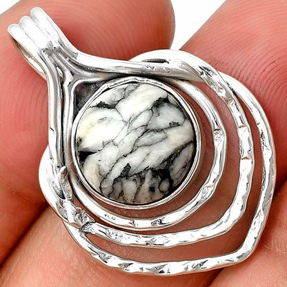 Natural Pinolith Stone Pendant P-1635 SDP136685