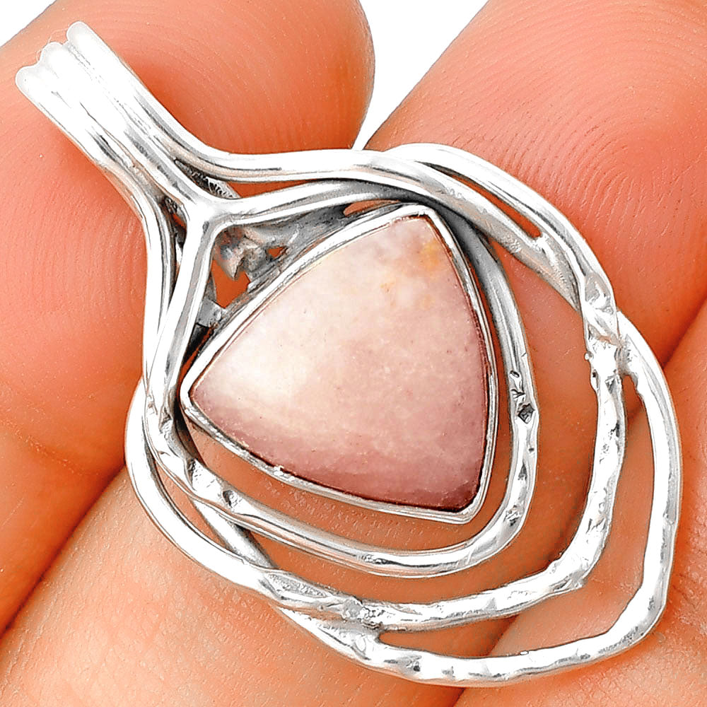 Natural Pink Scolecite Pendant P-1635 SDP136689