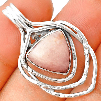 Natural Pink Scolecite Pendant P-1635 SDP136689