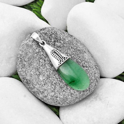 Natural Green Aventurine Pendant P-1139 SDP136711